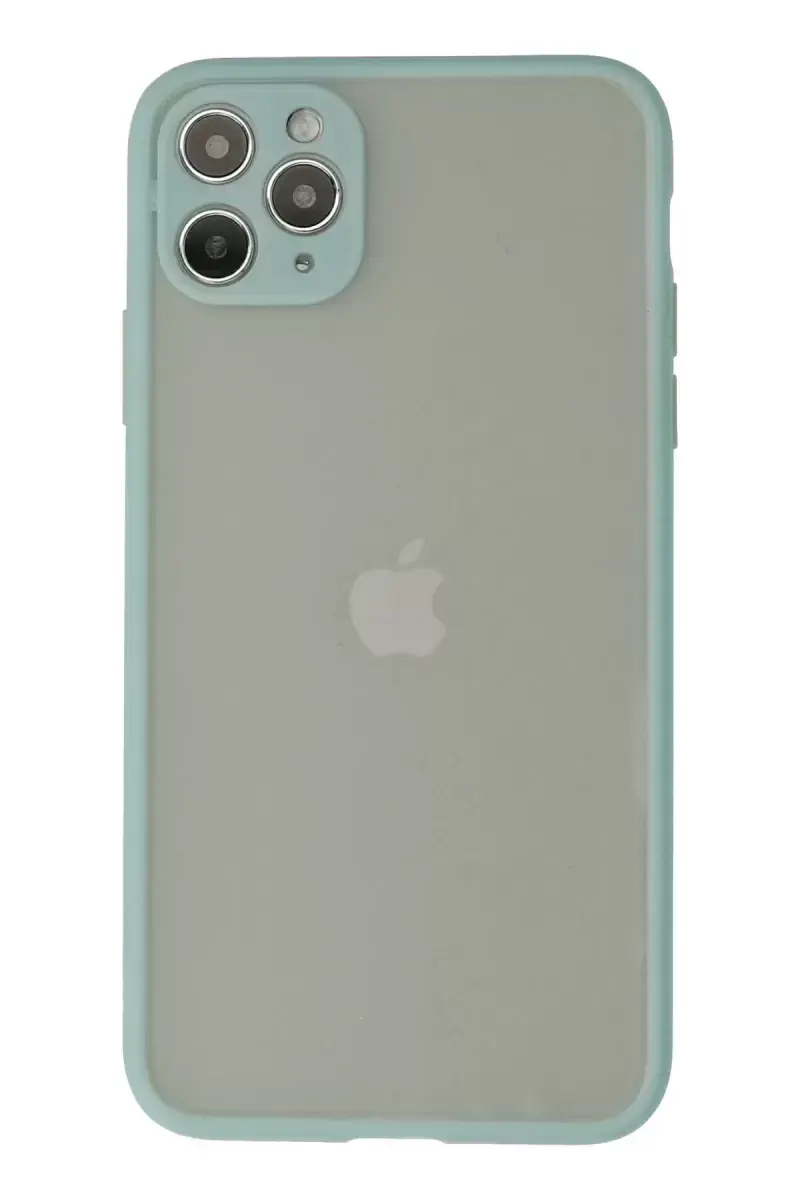 Newface Apple İphone 12 Pro Max Kılıf Montreal Silikon Kapak - Turkuaz