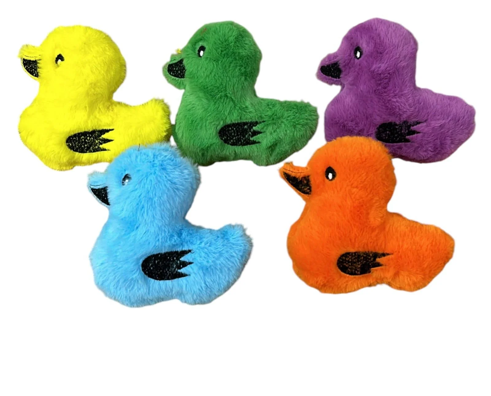 Sesli Peluş Ördek Kedi Köpek  Oyuncağı Çeşitli Renklerde 15 cm