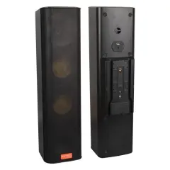 Magicvoice Mv-28 2x13 Cm 40 Watt Komütatörlü Hat Trafolu Siyah Dikey Sütun Hoparlör (tekli Paket)