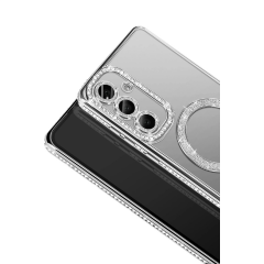 Joko Samsung Galaxy A57 5g Joke Simli Magneticsafe Kılıf - Gümüş