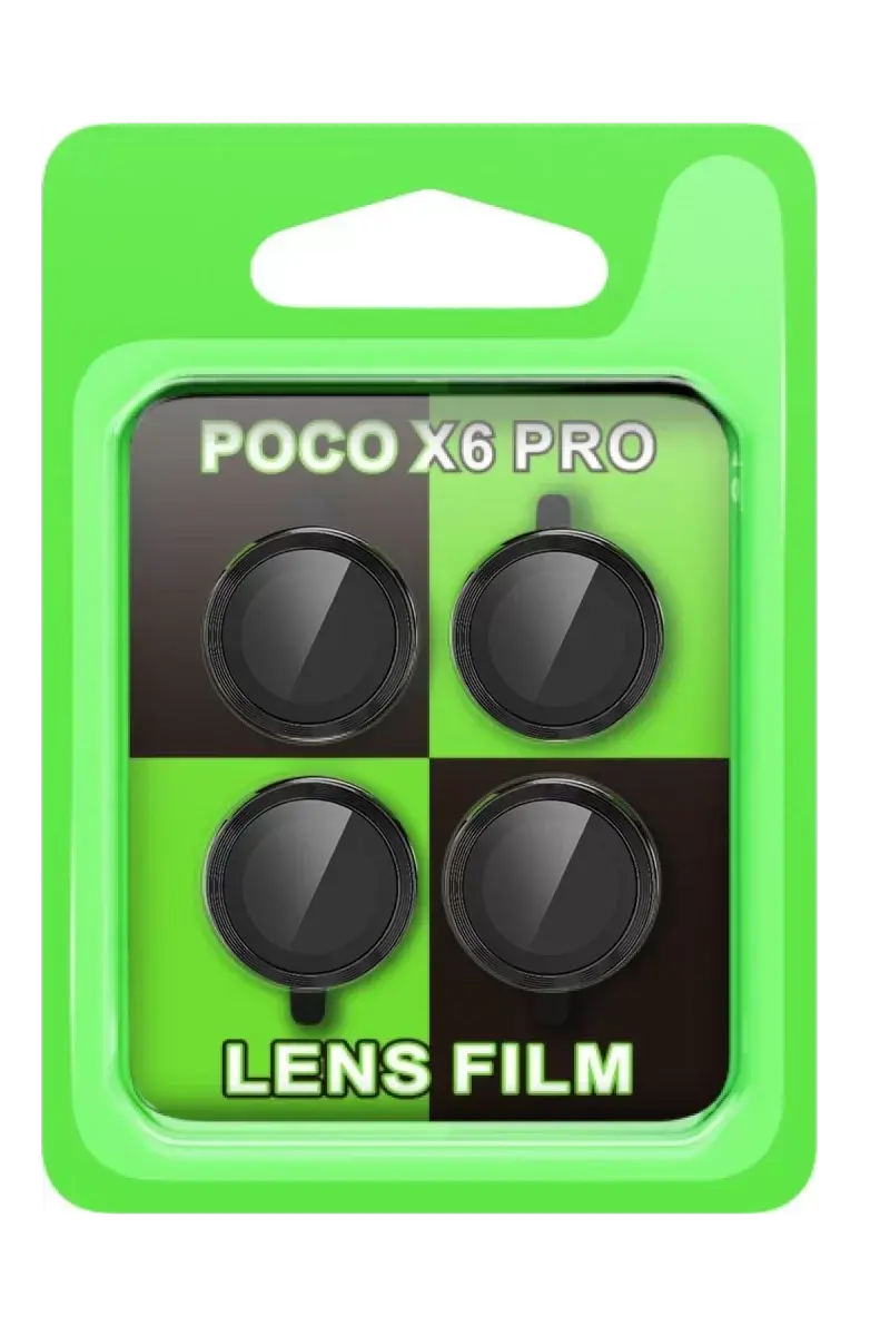 Newface Xiaomi Poco X6 Pro Raze Metal Kamera Lens - Siyah