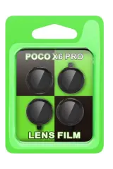 Newface Xiaomi Poco X6 Pro Raze Metal Kamera Lens - Siyah