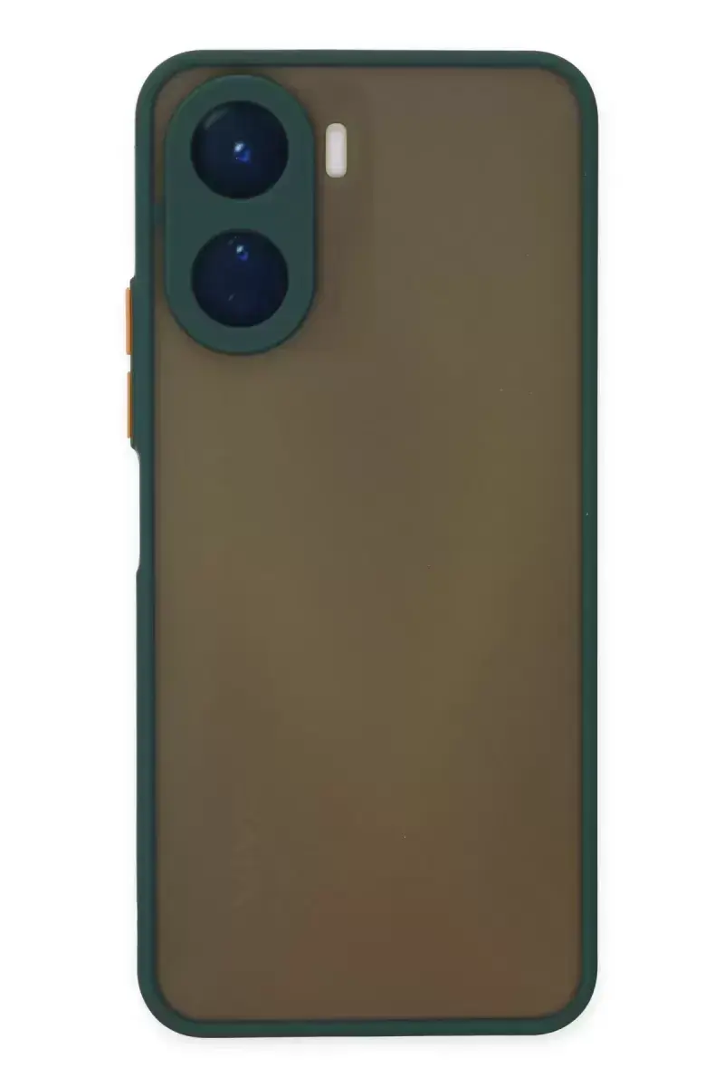 Newface Vivo Y16 Kılıf Montreal Silikon Kapak - Yeşil