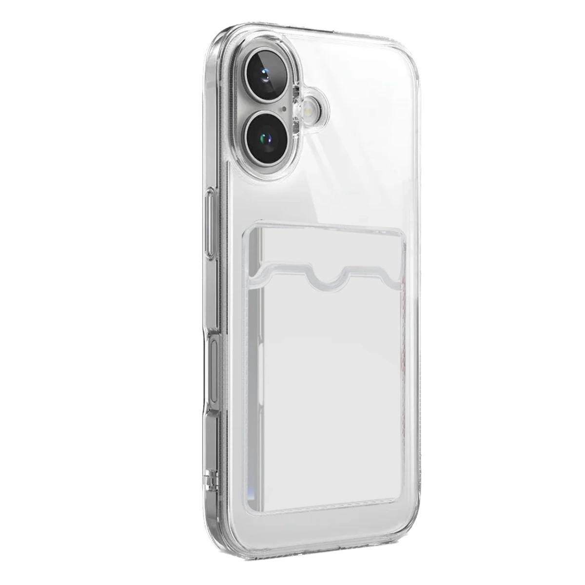 İphone 17 Kart Şeffaf Silikon - Şeffaf