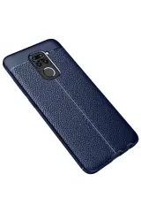 Newface Xiaomi Redmi Note 9 Kılıf Auto Focus Kapak - Lacivert