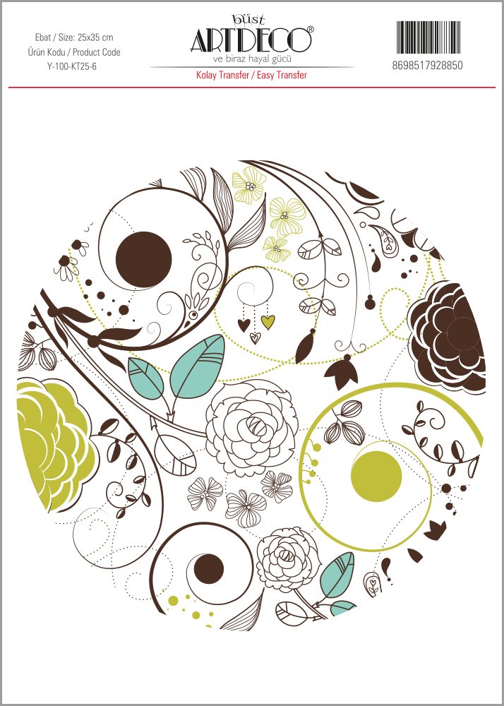 Kolay Transfer 25x35cm Desen No:6