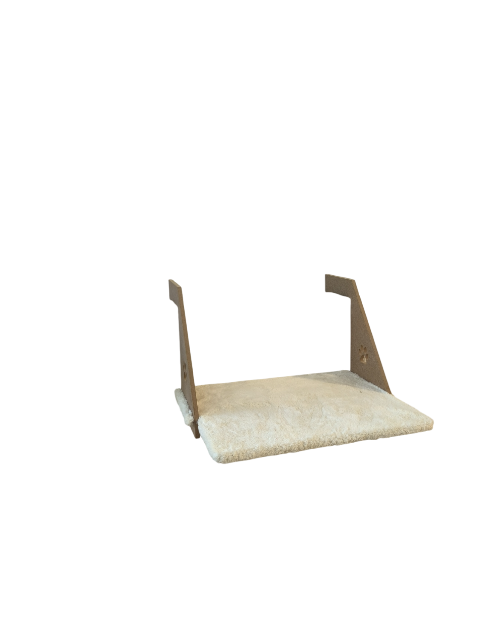 Ahşap Kalorifer Peteği Kedi Radyatör Yatağı 30 cm x 43 cm Beyaz (15 kg)