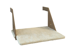 Ahşap Kalorifer Peteği Kedi Radyatör Yatağı 30 cm x 43 cm Beyaz (15 kg)