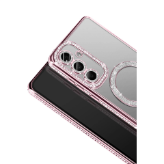 Joko Samsung Galaxy A57 5g Joke Simli Magneticsafe Kılıf - Pembe
