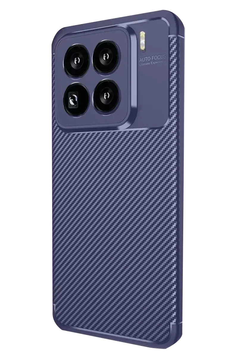 Newface Xiaomi Mi 15 Pro Kılıf Auto Focus Karbon Kapak - Lacivert