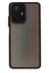 Newface Xiaomi Mi 11t Pro Kılıf Montreal Silikon Kapak - Siyah