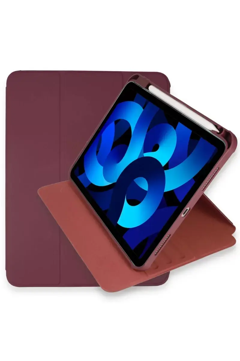 Newface Apple İpad Pro 11 (2021) Kılıf Starling 360 Kalemlikli Tablet Kılıf - Mor