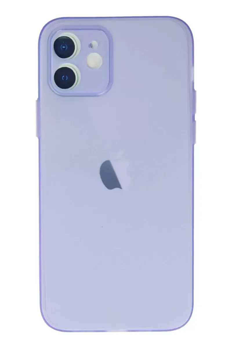 Newface Apple İphone 12 Kılıf Puma Silikon - Mor
