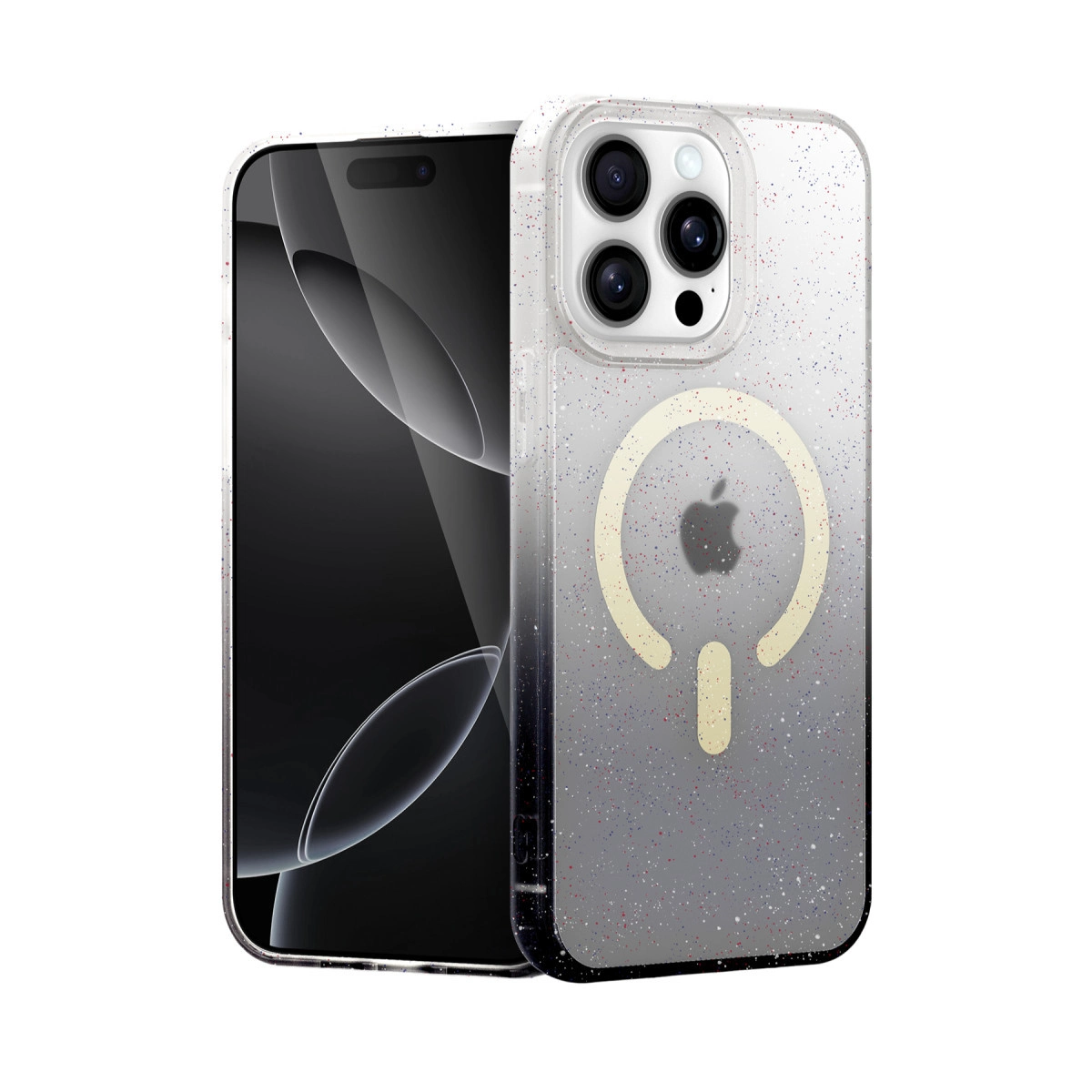 İphone 15 Pro Pummel Shiny Magsafe Kapak - Siyah