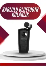 Yaka Kulaklığı Andorid Tüm Cep Telefonlarına Uyumlu Mikrofonlu Titreşimli Makaralı