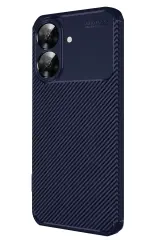 Newface Realme Note 60 Kılıf Auto Focus Karbon Kapak - Lacivert