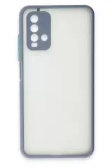 Newface Xiaomi Redmi 9t Kılıf Montreal Silikon Kapak - Gri