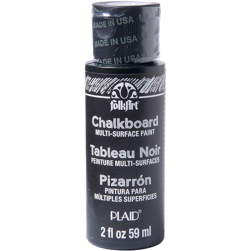 Folkart Chalkboard - Kara Tahta Boyası - Siyah - 59ml
