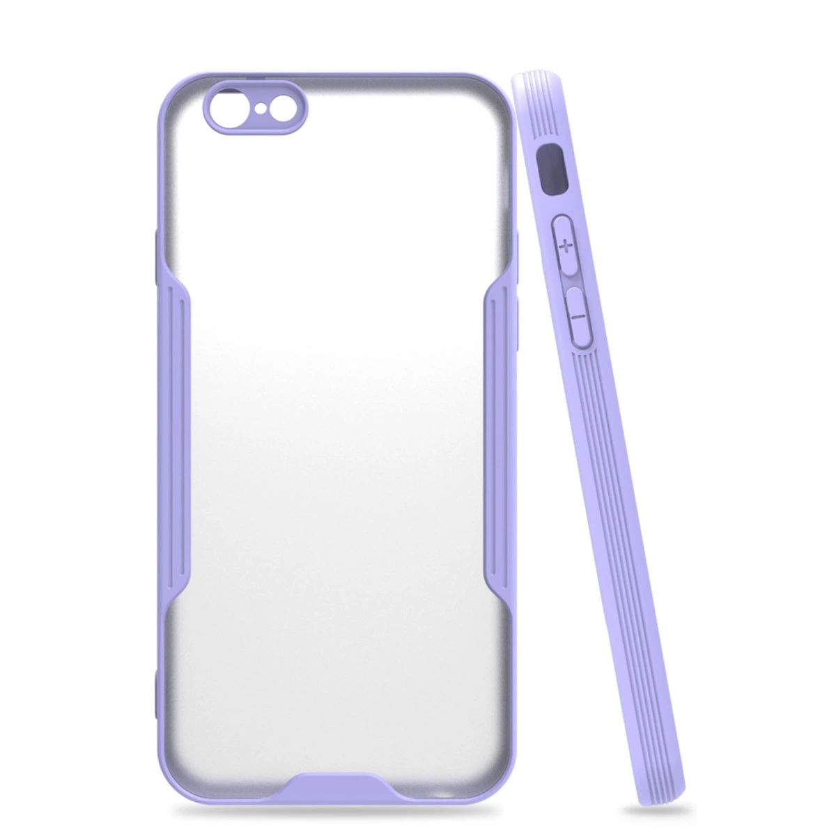 İphone 6 Kılıf Platin Silikon - Lila