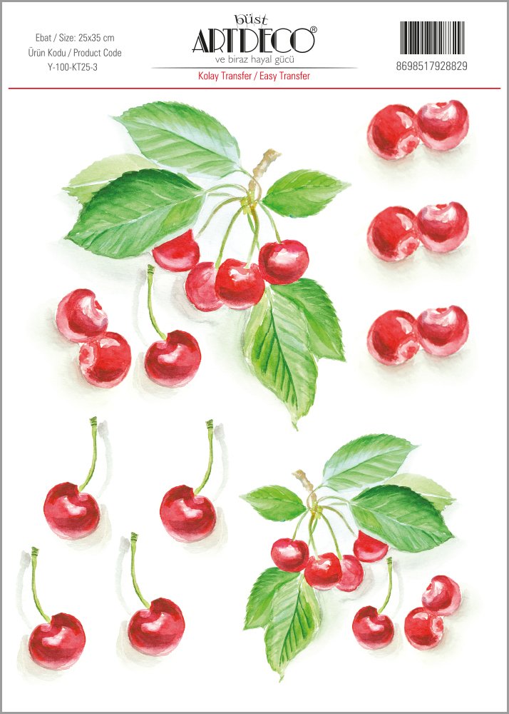 Kolay Transfer 25x35cm Desen No:3