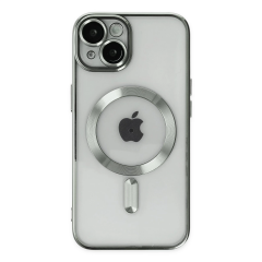 İphone 14 Kılıf Kross Magneticsafe Kapak - Gümüş