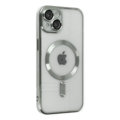 İphone 14 Kılıf Kross Magneticsafe Kapak - Gümüş