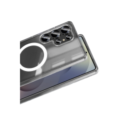 Samsung Galaxy S26 Ultra Magneticsafe Şeffaf Silikon - Şeffaf