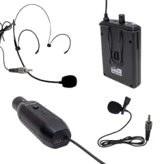 Magicvoice Mv-19600 Uhf Kablosuz Enstrüman Uyumlu İkili Mikrofon Set
