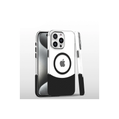 Joko  İphone 16 Pro Carbon Puzzle Magsafe Kapak - Siyah-2