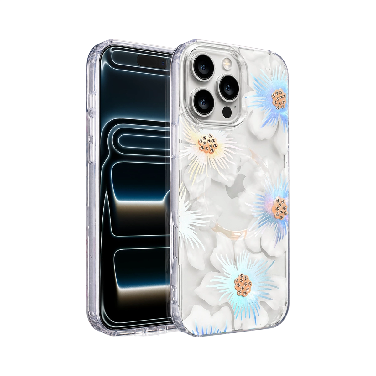 Onegif  İphone 16 Pro Max Desina Magsafe Kapak - Desen 2