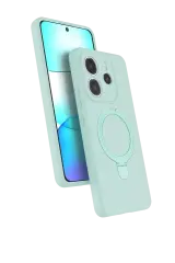 Newface Xiaomi Redmi Note 14 4g Regal Magsafe Standlı Kapak - Su Yeşili