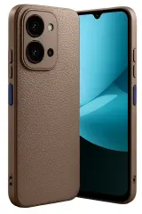 Newface Xiaomi Redmi 15c 4g Thermax Silikon Kılıf - Kahverengi