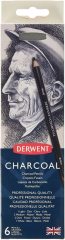Charcoal Pencil 6'lı Teneke Kutu