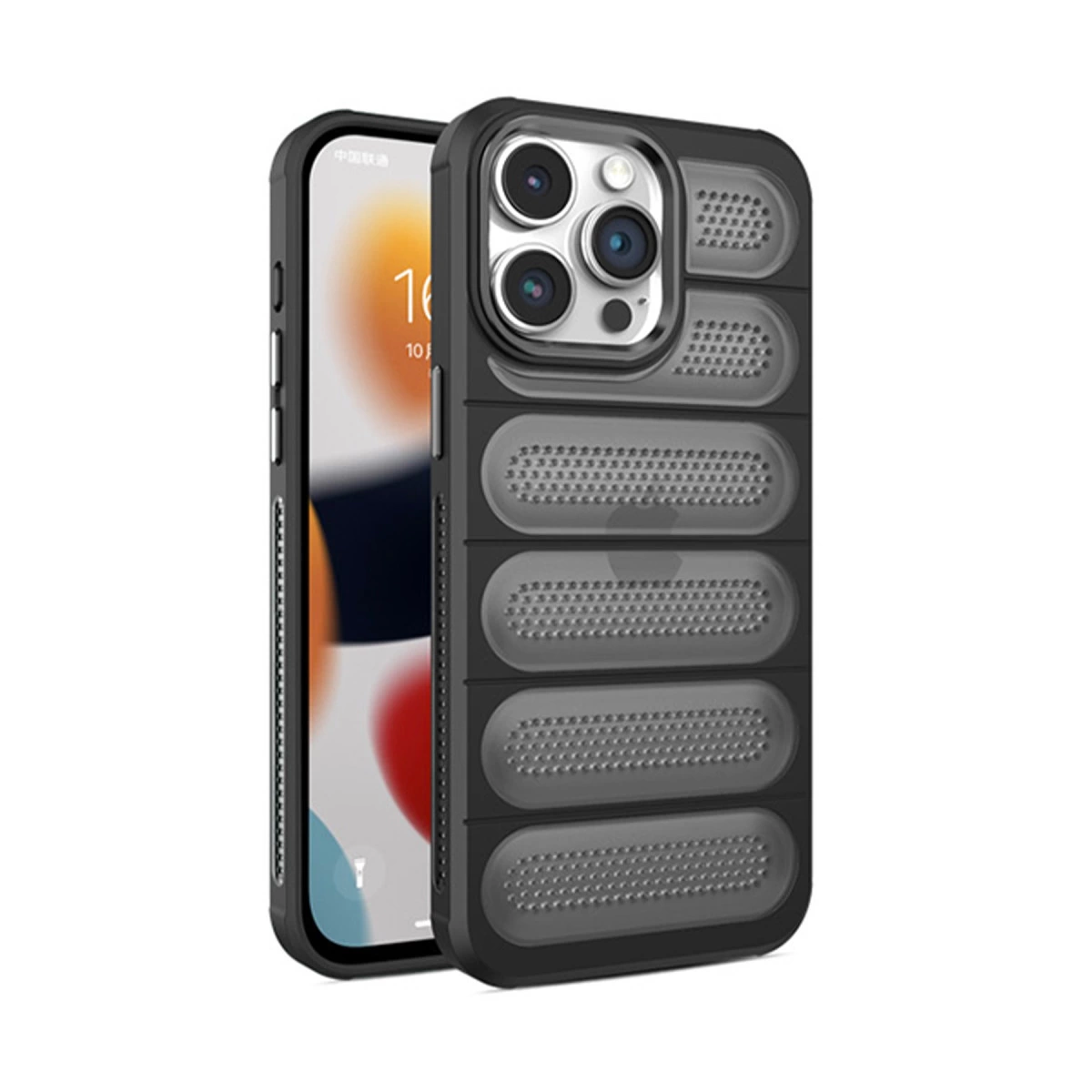 İphone 14 Pro Kılıf Airmax Silikon Kapak - Siyah