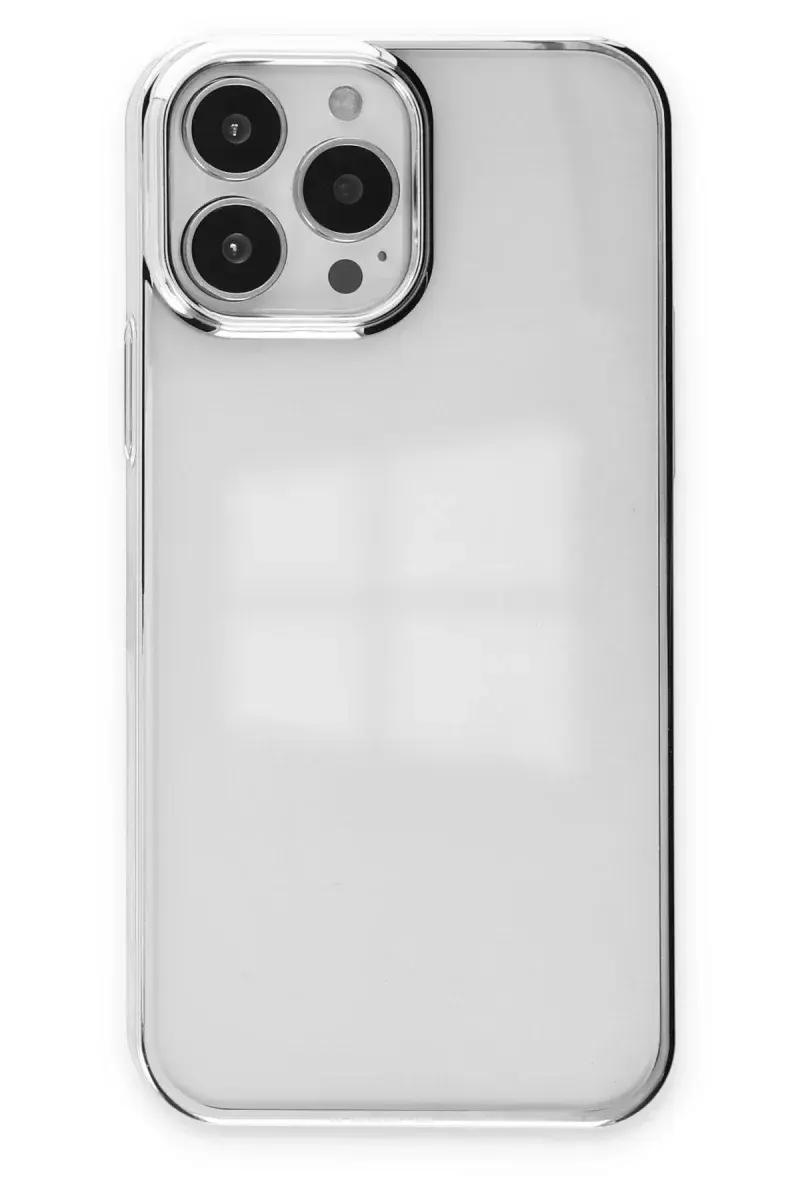 Newface İphone 14 Pro Kılıf Element Silikon - Gümüş