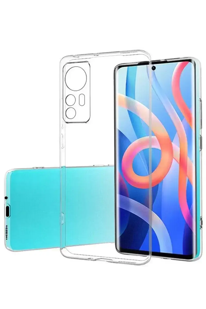 Newface Xiaomi Mi 12 Kılıf Lüx Şeffaf Silikon