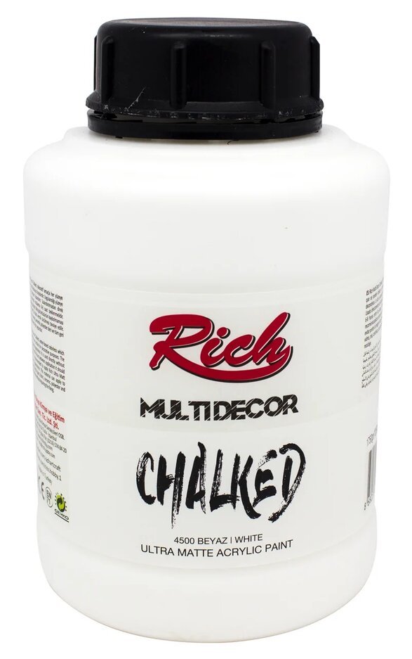Multidecor Chalked Akrilik Boya - 1750cc - Beyaz - N:4500