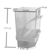 Akıllı Kuş Yemliği Taban Hazneli Beyaz (10-7,5)-14,5 cm