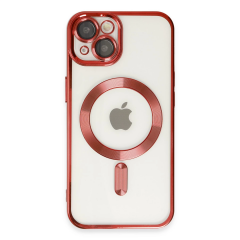 İphone 14 Kılıf Kross Magneticsafe Kapak - Kırmızı