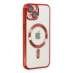 İphone 14 Kılıf Kross Magneticsafe Kapak - Kırmızı