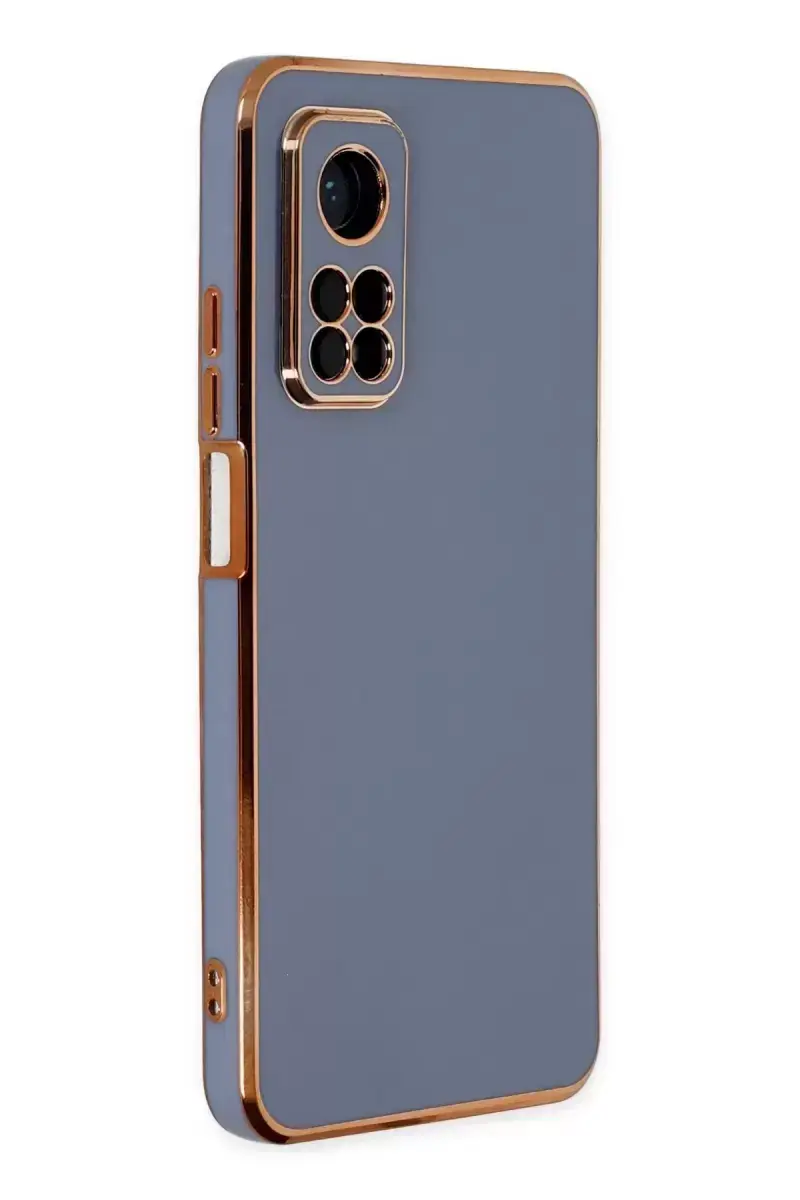 Newface Xiaomi Mi 10t Kılıf Volet Silikon - Mavi