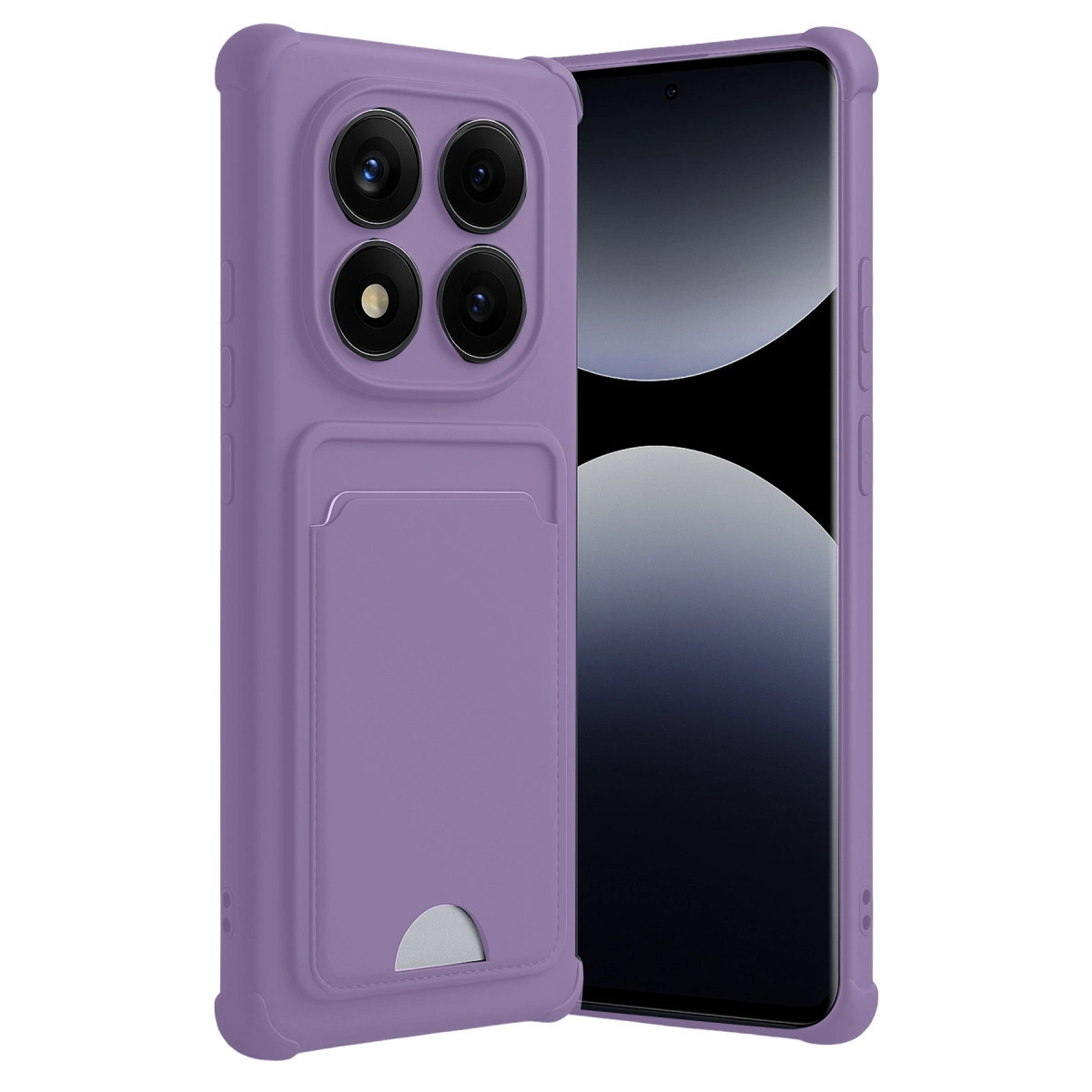 Xiaomi Redmi Note 14 Pro 4g Kelvin Kartvizitli Silikon - Lila