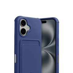 İphone 17 Kelvin Kartvizitli Silikon - Lacivert