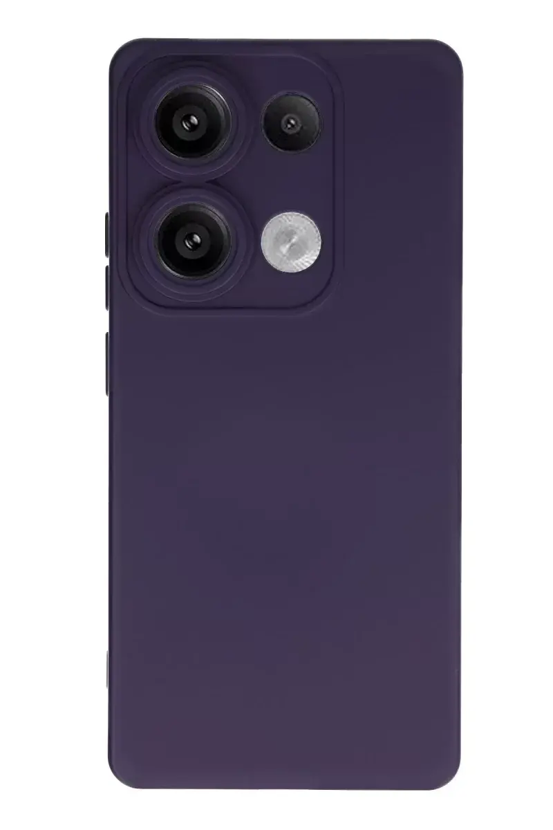 Newface Xiaomi Redmi Note 13 4g Kılıf Nano İçi Kadife Silikon - Mor