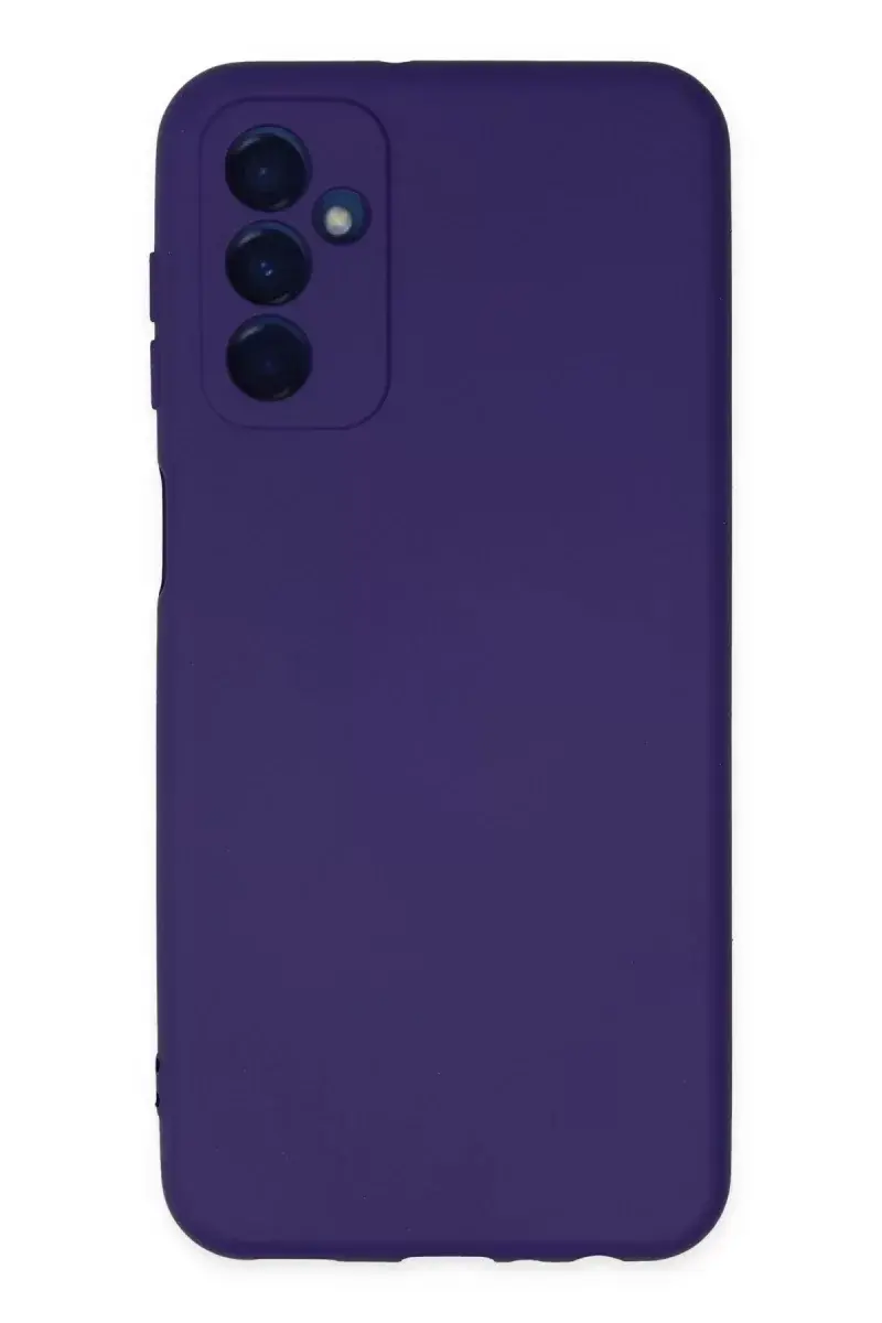 Newface Samsung Galaxy M23 Kılıf Nano İçi Kadife Silikon - Mor