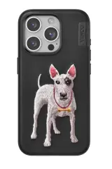 Venco Apple İphone 15 Pro Perma Desenli Kapak - Siyah