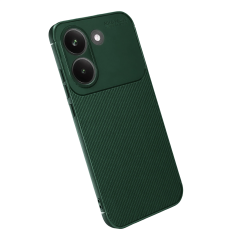 Xiaomi Poco X8 Pro Auto Focus Karbon Kapak - Koyu Yeşil