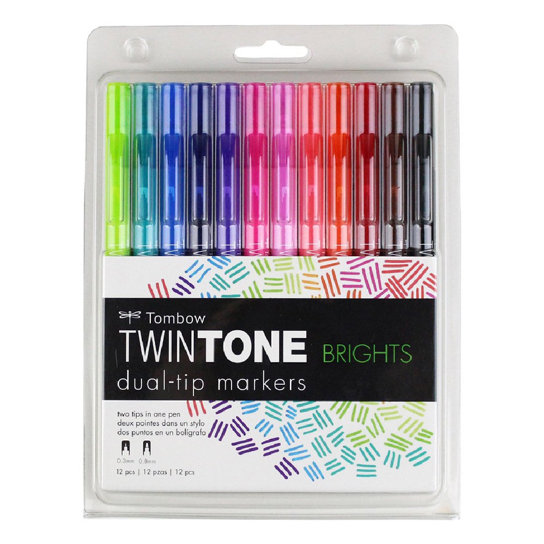Twin Tone Keçeli Kalem Seti 12 Renk