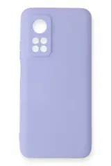 Newface Xiaomi Mi 10t Kılıf Nano İçi Kadife Silikon - Lila