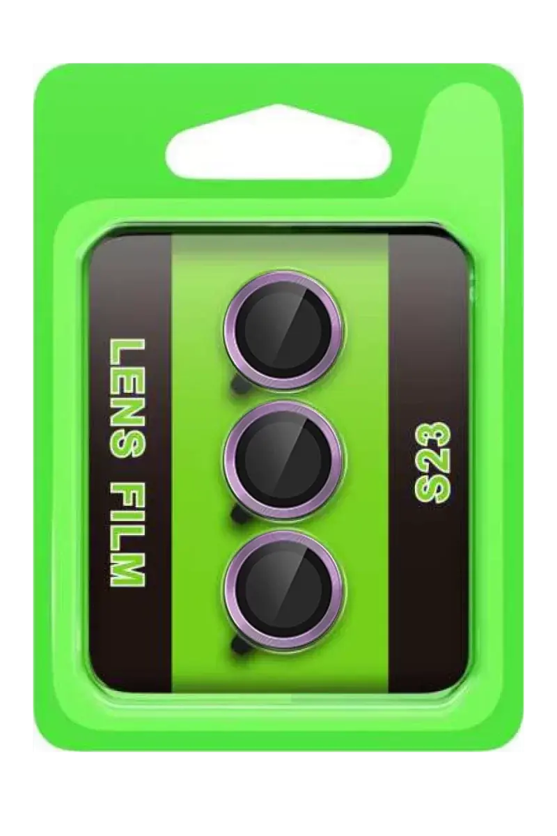 Newface Samsung Galaxy S23 Raze Metal Kamera Lens - Mor